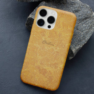 Elegantes Goldenes Motiv mit individuellem Effekt iPhone 16 Pro Hülle