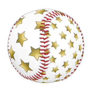 Elegantes goldenes Sternenmuster Baseball
