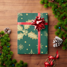 Elegantes goldenes Weihnachts-Nahtlosmuster – Luxu