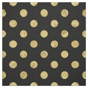 Elegantes Goldfolien-Tupfen-Muster - Gold u. Stoff