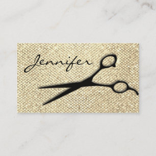 Elegantes Goldmoderne Hairstylist-Verabredung Terminkarte