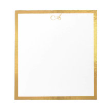 Elegantes Goldmonogramm