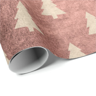 Elegantes Goldmuster der modernen Rose Geschenkpapier