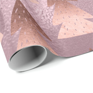 Elegantes Goldmuster der modernen Rose Geschenkpapier