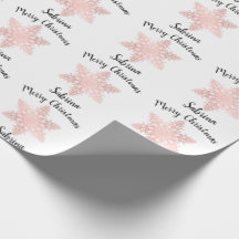 Elegantes Goldschneeflockenmuster der Rose