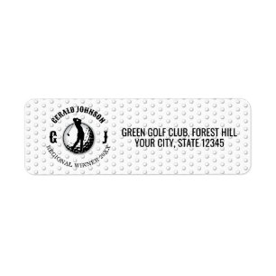 Elegantes Golf Monogram Design