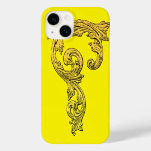 Elegantes Goth Design in Gold iPhone 7 Hülle