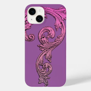 Elegantes Gothic-Design in lila iPhone 6 Hülle