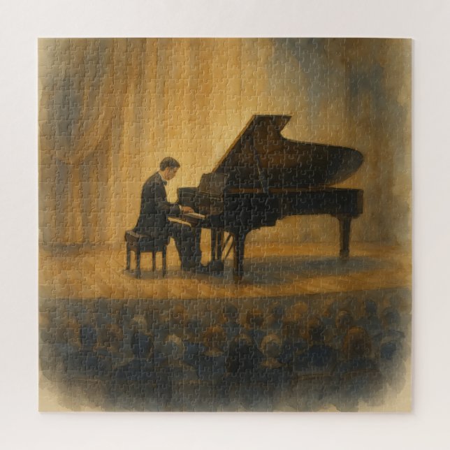 Elegantes Grand Piano Konzert Puzzle (Vertikal)