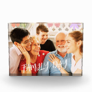 Elegantes Grandeleltern Grandkids Family Day-Gesch Fotoblock