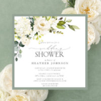 Elegantes, grau-grünes Brautparty