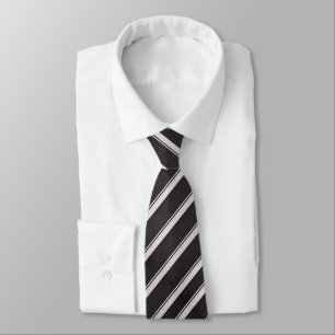 Elegantes Grau-Silber-Diagonalstreifen-Muster  Krawatte