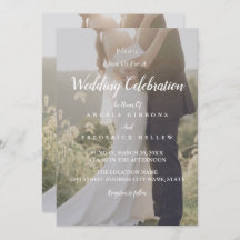 Elegantes Grau und Weiß mit Foto Hochzeit im Hinte