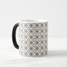 Elegantes graues geometrisches Ornamentmuster