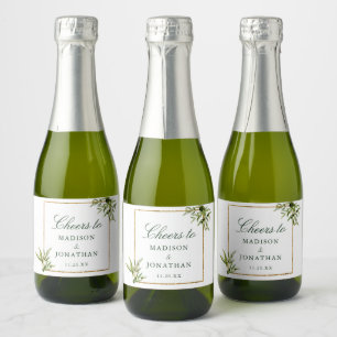 Elegantes Green Gold Botanical Wedding Mini