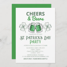 Elegantes Green Kleeblatt St. Patrick's Day Party