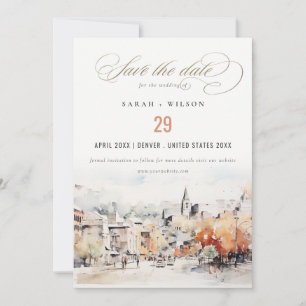 Elegantes Greenville South Carolina Landschaft Hoc Save The Date