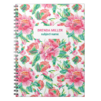 Elegantes, griechisch-rosa Blume-Muster
