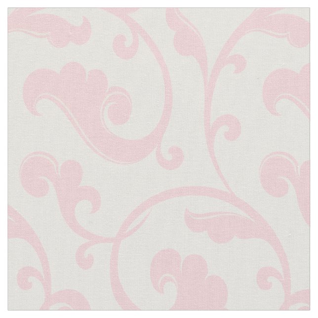 Elegantes, griechisches Blumenmuster Stoff (Nahaufnahme)