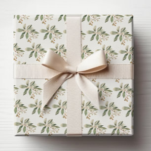 Elegantes Grün Geschenkpapier