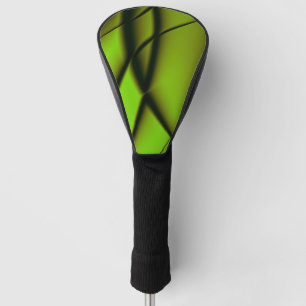 Elegantes grünes Fraktaldesign Golf Headcover