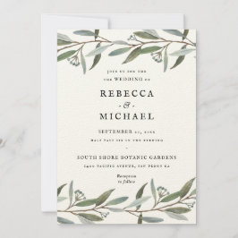 Elegantes Grünes Hochzeitspapier