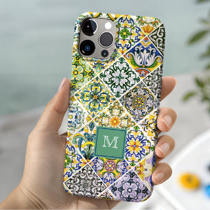 Elegantes grünes sizilianisches mediterranes Flies Case-Mate iPhone Hülle
