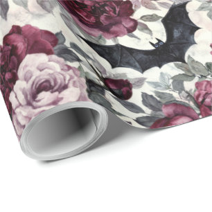 Elegantes Halloween-Aquarell Geschenkpapier