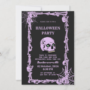 Elegantes Halloween-Party Einladung