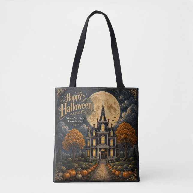 Elegantes Halloween-Spookschloss (Vorderseite)