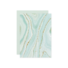 elegantes handgemaltes flüssiger Marmor-Design mit Einladung