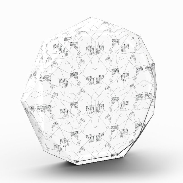 Elegantes handGezeichnet botanisches Display Fotoblock (Links)