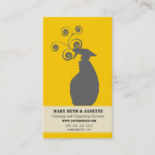 Elegantes Haus Organisation von Housekeeping Servi Visitenkarte