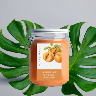 Elegantes, hausgemachtes Apricot-Marmelade Lebensmitteletikett