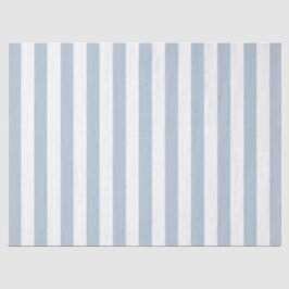 Elegantes, hellblau-weiß gestreiftes Muster Seidenpapier