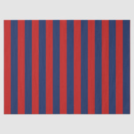 Elegantes, helles Blau- und Rot-Streifen-Muster Seidenpapier