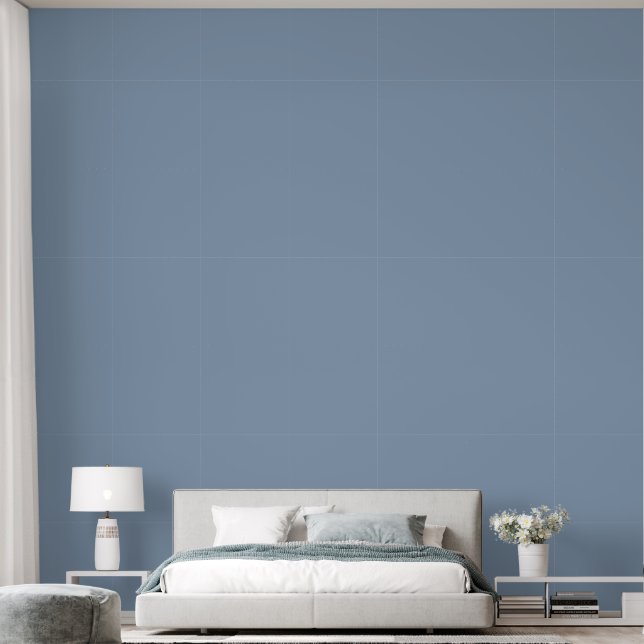 Elegantes helles blaues, robustes Schlafzimmer Tapete (Schlafzimmer)
