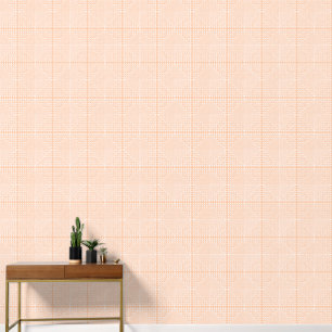 Elegantes, hellrosa, geometrisches Motiv Tapete