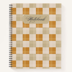 Elegantes Herbst-Karopapierheft mit kariertem Must Notizbuch