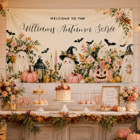 Elegantes Herbst-Soiree-Willkommensbanner