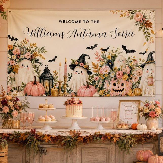 Elegantes Herbst-Soiree-Willkommensbanner Banner (Von Creator hochgeladen)