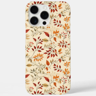 Elegantes herbstliches Blumenmuster iPhone 16 Pro Max Hülle