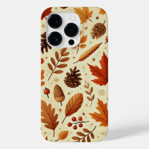 Elegantes Herbstmuster Case-Mate iPhone 14 Pro Hülle