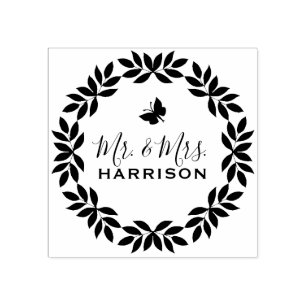 Elegantes Herr und Frau Gummistempel