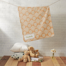 Elegantes Herz-Muster mit individuellem Namen als 