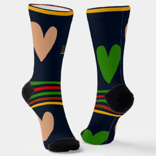 Elegantes Herz Socken