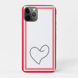 Elegantes Herzform-Design Case-Mate iPhone Hülle