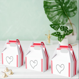 Elegantes Herzform-Design Geschenkschachtel
