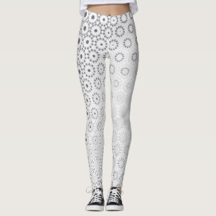 Elegantes Hexagon-Sternexplosion-Muster - Leggings