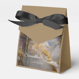 Elegantes Himmlisches Goldtor, Goldtext Geschenkschachtel